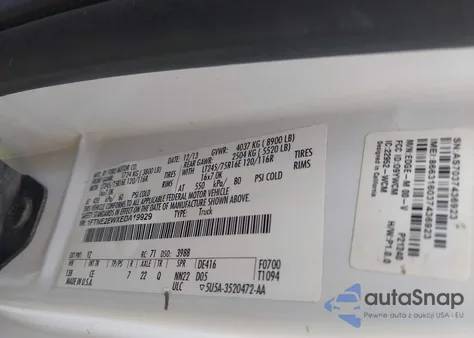 2014 Ford E-250 Commercial из США, поврежденный, VIN 1FTNE2EWXEDA19929